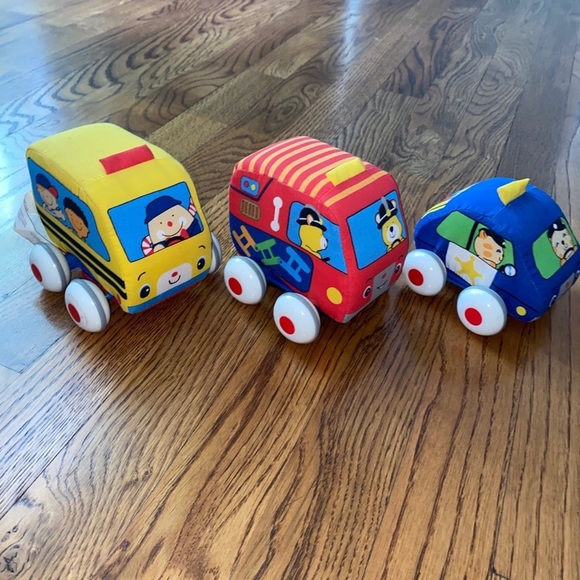 Melissa and Doug Pull Back Vehicle Set - Picture 2 of 6